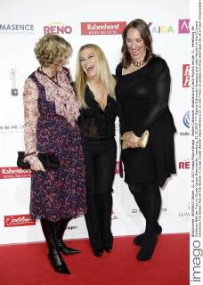 Gesine Cukrowski, Anastacia und Leila Moysich bei der 11. Verleihung der Goldenen Bild der Frau im Cruise Center Steinwerder. Hamburg, 21.10.2017