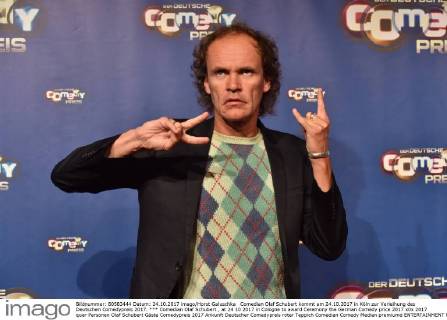 Comedian Olaf Schubert kommt am 24.10.2017 in Köln zur Verleihung des Deutschen Comedypreis 2017.