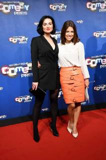 Miranda Leonhardt und Anna Julia Kapfelsperger kommt am 24.10.2017 in Köln zur Verleihung des Deutschen Comedypreis 2017.
