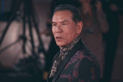 October 26, 2017 - Rome, Italy - Wes Studi walks a red carpet for Hostiles during the 12th Rome Film Fest at Auditorium Parco Della Musica on October 26, 2017 in Rome, Italy. Rome Italy  - ZUMAn230 20171026_zaa_n230_299 Copyright: xLucaxCarlinox