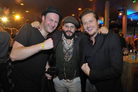 Stephan Grossmann, Manuel Cortez, Roman Knizka McFIT MODELS - Europas groeßte Sportmodelagentur - Auszeichung der sportlich attraktivsten Menschen mit dem NEW BODY AWARD im Tempodrom in Berlin am 26.10.2017