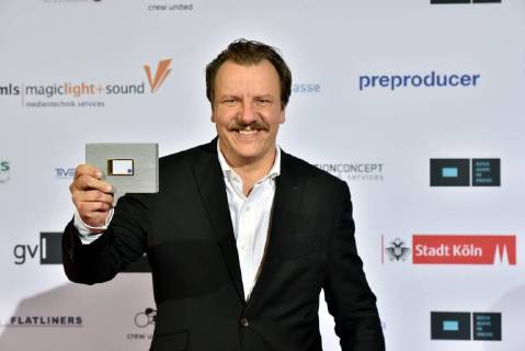 Schauspieler Ronald Kukulies erhielt Preis für beste Nebenrolle in Tatort – Borowski und das Fest des Nordens am 28.10.2017 in Köln bei der Verleihung von Auszeichnungen an Fernsehschaffende aller creativen Gewerke durch die Deutsche Akademie für Fernsehen - DAFF - . Zum 5. mal werden hier herausragende Leistungen bei der Herstellung deutscher Fernsehprogramme gewürdigt.