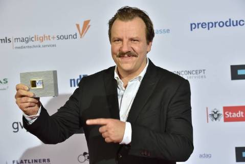 Schauspieler Ronald Kukulies erhielt Preis für beste Nebenrolle in Tatort – Borowski und das Fest des Nordens am 28.10.2017 in Köln bei der Verleihung von Auszeichnungen an Fernsehschaffende aller creativen Gewerke durch die Deutsche Akademie für Fernsehen - DAFF - . Zum 5. mal werden hier herausragende Leistungen bei der Herstellung deutscher Fernsehprogramme gewürdigt.