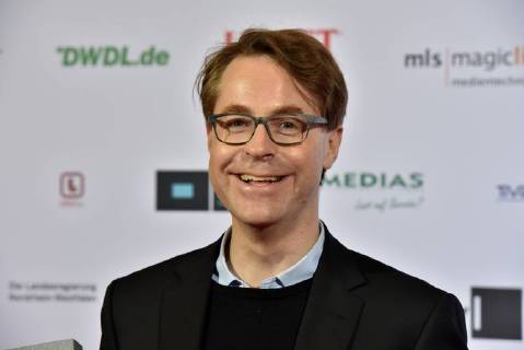 Dokumentarfilmer Christoph Menardi für Glaubenskrieger am 28.10.2017 in Köln bei der Verleihung von Auszeichnungen an Fernsehschaffende aller creativen Gewerke durch die Deutsche Akademie für Fernsehen - DAFF - . Zum 5. mal werden hier herausragende Leistungen bei der Herstellung deutscher Fernsehprogramme gewürdigt.