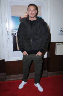 November 1, 2017 - Santa Monica, CA, U.S. - 01 November 2017 - Santa Monica, California - Joel Kinnaman. Bunker77 Los Angeles Premiere held at Aero Theater in Santa Monica. Photo Credit: AdMedia Santa Monica U.S. - ZUMAa123 20171101_zaa_a123_114 Copyright: xBirdiexThompsonx
