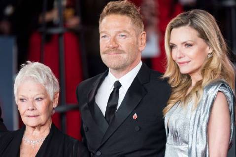November 2, 2017 - London, London, UK - London, UK. JUDI DENCH, KENNETH BRANAGH and MICHELLE PFEIFFER attends the world film premiere of Murder On The Orient Express London UK - ZUMAl94_ 20171102_zaf_l94_084 Copyright: xRayxTangx