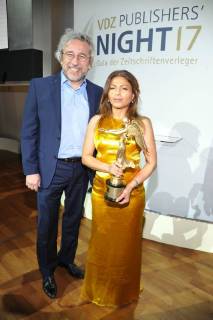 Bilder des Tages Can Duendar, Ensaf Haider VDZ Publishers Night 2017 Preisverleihung der Goldenen Victoria in der Hauptstattrepraesentanz der Deutschen Telekon in Berlin am 06.11.2017
