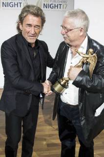 Peter Maffay und Wolf Biermann bei der VDZ Publishers Night 2017 in der Telekom Repräsentanz. Berlin, 06.11.2017