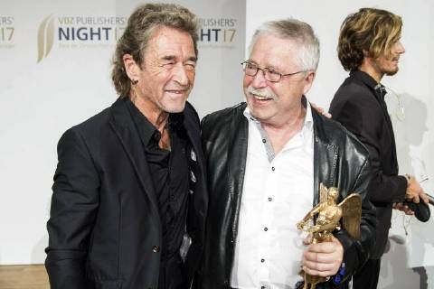 Peter Maffay und Wolf Biermann bei der VDZ Publishers Night 2017 in der Telekom Repräsentanz. Berlin, 06.11.2017
