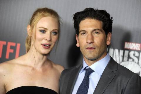 Deborah Ann Woll und Jon Bernthal bei der Premiere der Netfilx TV-Serie The Punisher im AMC Loews. New York, 06.11.2017