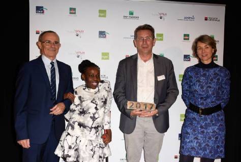 Jean Louis Garcia president apajh Violaine Tanguy directrice Sodexo Avencod NEWS Trophees APAJH 2017 Paris 07 11 2017 FedericoPestellini Panoramic 