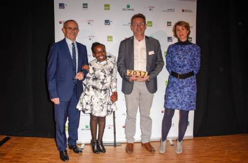 Jean Louis Garcia president apajh Violaine Tanguy directrice Sodexo Avencod NEWS Trophees APAJH 2017 Paris 07 11 2017 FedericoPestellini Panoramic 