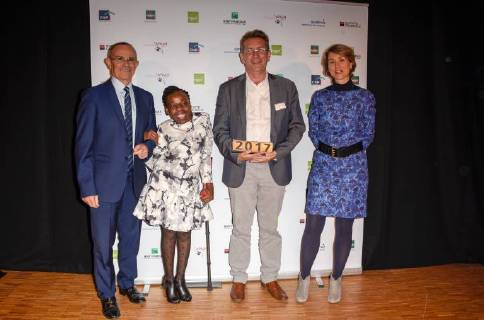 Jean Louis Garcia president apajh Violaine Tanguy directrice Sodexo Avencod NEWS Trophees APAJH 2017 Paris 07 11 2017 FedericoPestellini Panoramic 