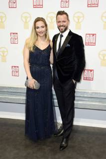 Sophia Flörsch und Arndt Hüsges bei der Verleihung des Goldenen Lenkrads 2017 im Axel-Springer-Haus. Berlin, 07.11.2017