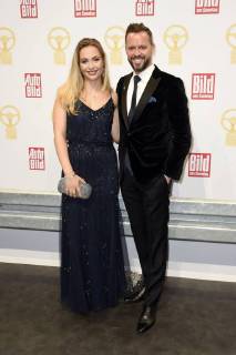 Sophia Flörsch und Arndt Hüsges bei der Verleihung des Goldenen Lenkrads 2017 im Axel-Springer-Haus. Berlin, 07.11.2017