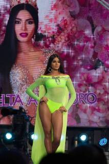 Sthefany Gutierrez (C), representative of Delta Amacuro State, walks wearing a swimsuit before being crowned as the queen of the national beauty pageant Miss Venezuela, in Caracas, Venezuela, 9 November 2017. Sthefany Gutierrez wins Miss Venezuela 2017 !ACHTUNG: NUR REDAKTIONELLE NUTZUNG!  Copyright: xNathaliexSayagox CAR002 20171110-636458915967995859