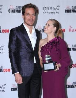 November 10, 2017 - Beverly Hills, CA, U.S. - 10 November 2017 - Beverly Hills, California - Michael Shannon, Amy Adams. 31st Annual American Cinematheque Awards Gala - Photo Op held at The Beverly Hilton Hotel in Beverly Hills. Photo Credit: AdMedia Beverly Hills U.S. - ZUMAa123 20171110_zaa_a123_045 Copyright: xBirdiexThompsonx