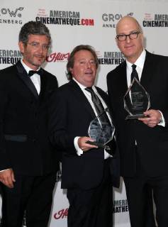 BEVERLY HILLS CA NOVEMBER 10 Eric Nebot Richard Gelfond Greg Foster at American Cinematheque?s 2017 Award Show honoring Amy Adams at The Beverly Hilton Hotel in Beverly Hills California on November 10 2017 Copyright: xFayexSadoux