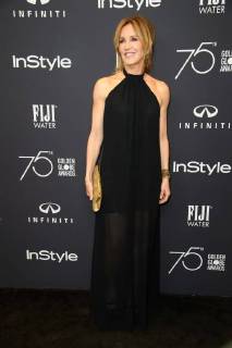 November 15, 2017 - West Hollywood, California, U.S. - FELICITY HUFFMAN arrives at the s and InStyle s Celebration of the 2018 Golden Globe Awards Season and the Unveiling of the Golden Globe Ambassador. West Hollywood U.S. - ZUMAz03_ 20171115_shd_z03_203 Copyright: xHFPAx