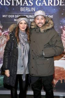 Felix von Jascheroff mit Ehefrau Bianca Bos bei der Eröffnung des Christmas Garden 2017 im Botanischen Garten. Berlin, 17.11.2017