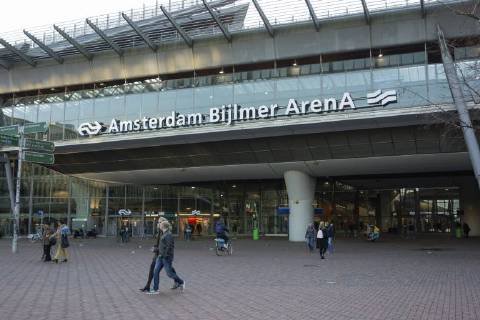 Amsterdam The Netherlands Amsterdam Bijlmer Arena Station.