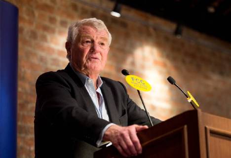 November 28, 2017 - Hong Kong, Hong Kong SAR, CHINA - HONG KONG SAR,CHINA: November 28, 2017. Lord Paddy Ashdown of Norton-sub-Hamdon gives a politically inflamed speech on the Basic Law in the Foreign Correspondents Club, Central Hong Kong Hong Kong CHINA - ZUMAr144 20171128_zap_r144_001 Copyright: xJaynexRussellx