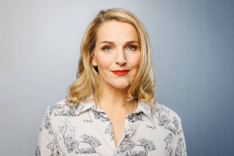 MDR - Riverboat. Schauspielerin Tanja Wedhorn anläßlich der Aufzeichnung der MDR - Talkshow Riverboat am 06.12.2017 im Studio 3 der Mediacity Leipzig. ( ST: 05.01.2018 )