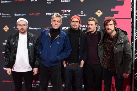 1LIVE Krone 2017 am 07.12.2017 in der Jahrhunderthalle in Bochum Die Band Kraftklub