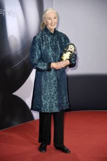 Jane Goodall bei der Verleihung des 10. Deutschen Nachhaltigkeitspreises 2017 im Maritim Hotel. Düsseldorf, 08.12.2017