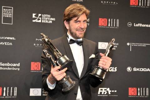 Ruben Oestlund, Preistraeger (bester Film, beste Komoedie) Ankunft am roten Teppich 30 Jahre European Film Awards (EFA) im Haus der Berliner Filmfestspiele am 09.12.2017