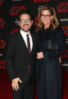 LOS ANGELES, CA - DECEMBER 9: J.J. Abrams and Katie McGrath at the World Premiere of LucasfilmÕs Star Wars: The Last Jedi at The Shrine Auditorium in Los Angeles, California on December 9, 2017. Copyright: xFayexSadoux