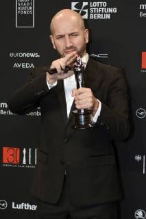 Evgueni Galperine mit dem Preis für die beste Musik in Nelyubov Loveless bei der Verleihung des 30. Europäischen Filmpreises 2017 im Haus der Berliner Festspiele. Berlin, 09.12.2017