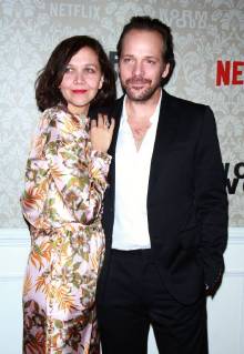 NEW YORK, NY - DECEMBER 12: Maggie Gyllenhaal, Peter Sarsgaard, at the Netflix premiere of Wormwood at The Campbell in New York City on December 12, 2017. Copyright: xRWx