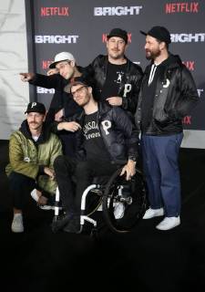 WESTWOOD, CA - DECEMBER 13: Portugal the Man, at Premiere Of Netflix s Bright at The Regency Village Theatre, In Hollywood, California on December 13, 2017. Copyright: xFayexSadoux