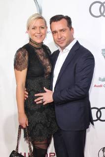 Falk Raudies mit Freundin Andrea Mühlbauer (Ex von Maxi Arlandt) , Audi Generation Award 2017 im Hotel Bayerischer Hof in Muenchen am 13.12.2017