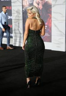 WESTWOOD, CA - DECEMBER 13: Bebe Rexha, at Premiere Of Netflix s Bright at The Regency Village Theatre, In Hollywood, California on December 13, 2017. Copyright: xFayexSadoux