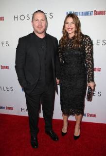 BEVERLY HILLS, CA - DECEMBER 14: Christian Bale and Sibi Blazic at the Los Angeles Premiere of Hostiles at the Samuel Goldwyn Theater in Beverly Hills, California on December 14, 2017. Copyright: xFayexSadoux