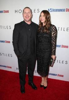 BEVERLY HILLS, CA - DECEMBER 14: Christian Bale and Sibi Blazic at the Los Angeles Premiere of Hostiles at the Samuel Goldwyn Theater in Beverly Hills, California on December 14, 2017. Copyright: xFayexSadoux
