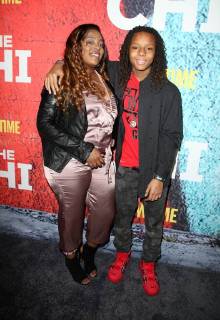 LOS ANGELES, CA - January 3: Michael Epps, Mother, at 29th Premiere Of Showtime s The Chi at The Downtown Independent in Los Angeles, California on January 3, 2018. Copyright: xFayexSadoux