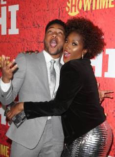 LOS ANGELES, CA - January 3: Jacob Latimore, Yolonda Ross, at 29th Premiere Of Showtime s The Chi at The Downtown Independent in Los Angeles, California on January 3, 2018. Copyright: xFayexSadoux