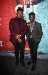 LOS ANGELES, CA - January 3: Marcel Spears, David Jones, at 29th Premiere Of Showtime s The Chi at The Downtown Independent in Los Angeles, California on January 3, 2018. Copyright: xFayexSadoux