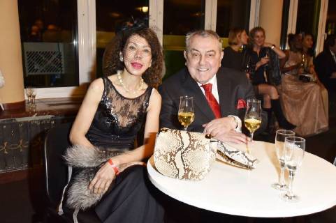 Eva Maria Javier Delmo Walter und Roland Hetzer beim 27. B.Z. Kulturpreis 2018 in der Volksbühne. Berlin, 09.01.2018
