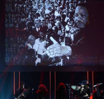 Andra Day performs onstage during the 49th NAACP Image Awards at the Pasadena Civic Auditorium in Pasadena, California on January 15, 2018. The NAACP Image Awards celebrates the accomplishments of people of color in the fields of television, music, literature and film and also honors individuals or groups who promote social justice through creative endeavors.during the 49th NAACP Image Awards at the Pasadena Civic Auditorium in Pasadena, California on January 15, 2018. The NAACP Image Awards celebrates the accomplishments of people of color in the fields of television, music, literature and film and also honors individuals or groups who promote social justice through creative endeavors. during the 49th NAACP Image Awards at the Pasadena Civic Auditorium in Pasadena, California on January 15, 2018. The NAACP Image Awards celebrates the acc LAP20180115937 JIMxRUYMEN