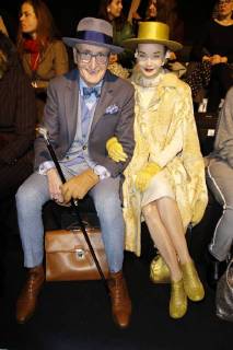Themen der Woche Bilder des Tages Günther Krabbenhöft und Britt Kanja bei der Ewa Herzog Fashion Show im Rahmen der MBFW auf der Berlin Fashion Week Autumn Winter 2018 im E-Werk. Berlin, 16.01.2018