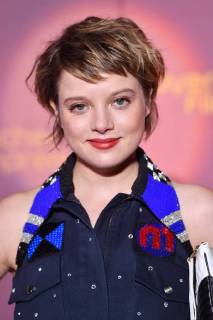Jella HAASE (Schauspielerin). Einzelbild,angeschnittenes Einzelmotiv,Portraet,Portrait,Porträt. Bayerischer Filmpreis 2018-Red Carpet,Roter Teppich,am 19.01.2018 im Prinzregententheater in Muenchen.