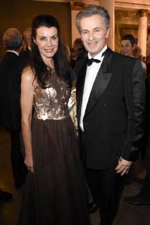 Nicola Tiggeler mit Gatte Timothy Peach bei der Verleihung des 39. Bayerischen Filmpreises 2017 im Prinzregententheater. München, 19.01.2018