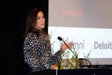26-01-2018 Denmark Princess Mary during the Women s Board Award 2018 in Denmark. Women s Board Award was first awarded in Denmark in 2014 and the purpose of the prize is to create greater diversity in the top of Danish business and support the process of increasing the proportion of women in Danish boards of directors  Copyright: xxPPE xHildebrandtx