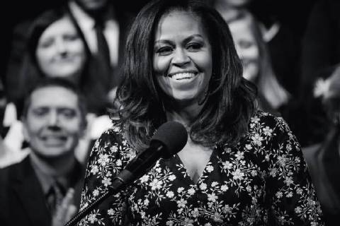 February 2, 2018 - Washington, DC, United States - Former First Lady Of the U.S. Michelle Obama presented the 2018 School Counselor of the Year award to Kristen Perry of Chicago, Ill., at the John F. Kennedy Center for the Performing Arts in Washington, D.C., on Friday, Feb. 2, 2018. ( ) Washington United States  - ZUMAn230 20180202_zaa_n230_356 Copyright: xCherissxMayx