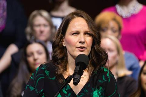 February 2, 2018 - Washington, District of Columbia, U.S. - Kristen Perry of Chicago, Ill., received the 2018 School Counselor of the Year award, at the John F. Kennedy Center for the Performing Arts in Washington, D.C. Washington United States  - ZUMAn230 20180202_zaa_n230_364 Copyright: xCherissxMayx