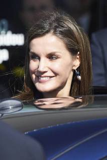 06-02-2018 Spain Queen Letizia and King Felipe during the presentation of the Golden Medals to the Fine Arts Merit at the Centre Pompidou in Malaga No Spain  Copyright: xPPE THORTONx